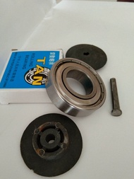 Bearing 6205 ZZ Laher Roda Folding Gate Merk TAN + Tutup Bering Plastik + Paku Keling