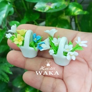 Mini Chrysanthemum Pot Model 01 1/12 Scale