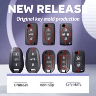 Silicone Key Caps Keychain Key Case Cover For Peugeot 3008 207 208 2008 508 408 308 407 307 206 For 
