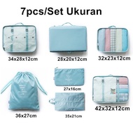 Portable storage bag Set 7-in-1 travel storage bag suitcase organizer bag suitcase travel organizer 