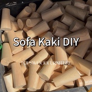 Solid Wood Rubber wood Furniture Sofa feet & legs kaki kayu sofa