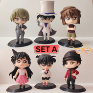 Detective Conan Figure (18pcs) Conan Edogawa Kaito Kuroba Kudo Shinichi Heiji Hattori Rei Furuya Shu