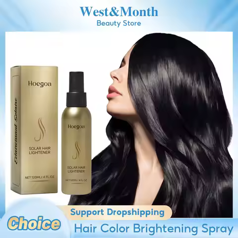 Hair Color Brightening Spray Enhance Shiny Antioxidant Color Protection Long-Lasting Brighten Refres