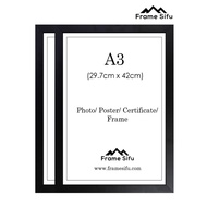 A3 Wooden Photo / Poster / Certificate Frame- (2 pcs)