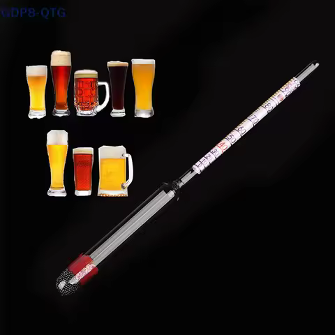 NEW 1PC Glass Household Alcohol Meter 0-96 Distillation Alcohol Machine Fermentation Brew Hydrometer