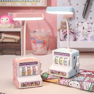 Student Desktop Table Lamp Cartoon Lottery Machine Reading Pen Holder Table Lamp Rechargeable usb Ni