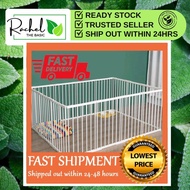 🔥[READY STOCK] Dog Cage Dog Fence Pet Fence Cat Rabbit Crate House Kennel Sangkar Kucing