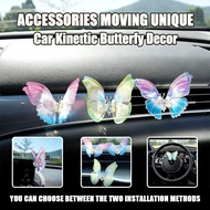Moving Dashboard Ornament, Car Accessories, Unique, Decor, Cute, Car, Kinetic Butterfly