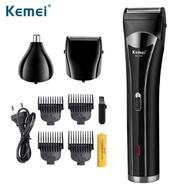 Alat Cukur Rambut Elektrik Kemei KM-1407/KM 1407 3 in 1 - Professional Hair Clipper Mata Pisau Taja