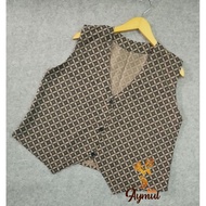 Modern batik vest Chinese vest Chinese style vest Vest woman Vest