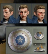 [現貨]全新 Nota Studio Captain America 美國隊長 雙頭雕連特效