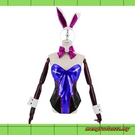 Game Dva Cosplay Costumes Bodysuit Wig Headphone n Woman PU Leather Bun Girl Jumpsuit Zentai Suit Ha