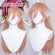 IN Game Dokidoki Halloween Yanfei Wig Genshin Impact Yan Fei Cosplay Hair