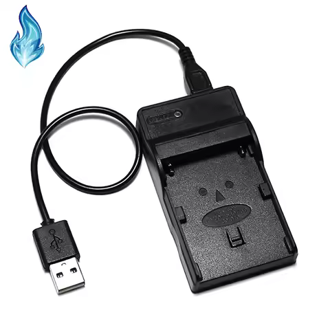 NP-FM50 Battery USB Charger for Sony Cyber-shot Mavica MVC-CD Hi8 CCD-TRV DVD Handycam & MiniDV DCR-
