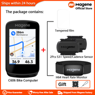 Magene C606 GPS thông minh máy tính Xe Đạp 2.8inch Màu màn hình cảm ứng Wifi/Bluetooth truyền dữ liệ