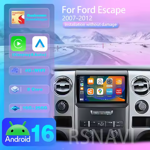 Android 16 For Ford F150 P415 Raptor 2008-2014 E53 X5 M5Autoradio Stereo Head Unit BT Multimedia Pla
