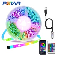 Led Strip Light 5050 RGB 5V USB Music Sync TV Backlight App with Remote Color Cove Light for Bedroom