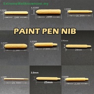 EWMY 10PCS Paint Pen Fine Nib Marker Nib Universal Refill For Barrels Tube Liquid Chalk Markers Paint Pen Replaceable Nib Accessories HOT
