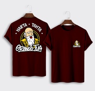 KAOS ATASAN OBLONG DISTRO PRIA DEWASA LENGAN PENDEK GAMBAR DEPAN BELAKANGT-SHIRTKAOS ORANG TUA-824