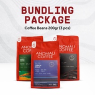 Anomali Coffee Indonesian Coffee Bean Package - 3 Pouches - 200 grams Coffee Beans