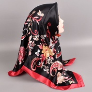 Satin Pashmina Scarf Imported Scarf 90cm x 90cm - P003