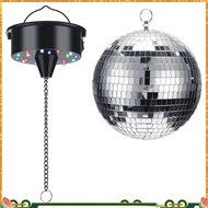 Disco Ball Decor with Light and Disco Ball-Battery Powered Disco Ball Light, Christmas Party, DJ Clu