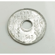 Indochina Coin Type 1 Cent 1943
