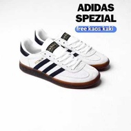 Free Socks Oldschool adidas Samba Special OG White Black Premium Casual Sneakers/Trendy adidas classic Men's Shoes/ adida Shoes
