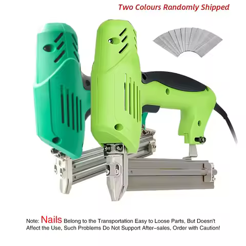 220V Electric Nail Gun Nailing Stapler Shooter Stapler Gun Woodworking Nail Gun Accessories Pneumati