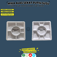 (50 Pcs) Mika Plastik Sekat 7 / Alas Dalaman Nasi Box Ukuran 20x20 / Alas Nasi Tumpeng 20x20 / MP207