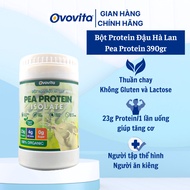 Pea Protein Isolate OVOVITA - Pure Pea Protein, Protein Supplement - 390g Jar