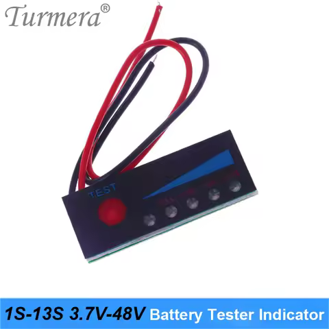 1S-13S Battery Tester Capacity Indicator 4.2V 8.4V 12V 16.8V 18V 24V 25V 36V 48V for Screwdriver Bat