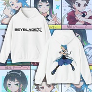 120 ซม. - 150 ซม. ★ Beyblade X Kurosu Ekusu Jaxon Cross เด็ก Hoodie สำหรับเด็กชายและเด็กหญิง Hoodie 