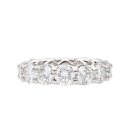 Platinum and 6.50cts Diamond Wedding Band Ring