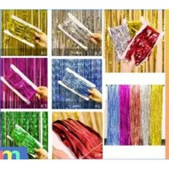 BACKDROP CURTAIN FRINGE FOIL TASSEL CURTAIN