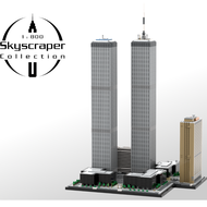 โมเดลสถาปัตยกรรม World Trade Center 7121 ชิ้น