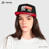 TOPI RACING DISTRO TERBARU KEREN Snapback CRF Hitam Full