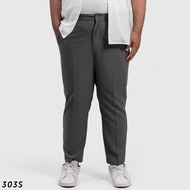 HSRM - Dapper Ankle Pants Black Misty SizeBIG Seluar Slack Lelaki Seluar Baggy Lelaki