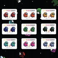 Left Right Candy Acrylic Ear Studs - Among Us