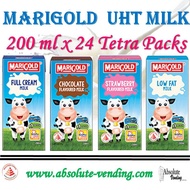 MARIGOLD UHT MILK 200ML X 24 (TETRA) NEW STOCK - FREE DELIVERY WITHIN 3 WORKING DAYS!