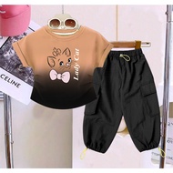 Girls' Clothing Set Children's T-Shirt Set Ages 1 2 3 4 5 6 7 8 9 10 11 12 Years