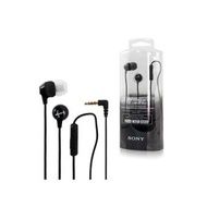 SONY - 索尼 MDR-EX15AP 入耳式耳機 立體聲 輕量舒適 線控 支援 iOS 及 Android /黑色 - 平行進口