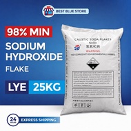 25KG Soda Flake (LYE FLAKE TYPE, Caustic, Naoh)