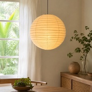 Japanese Aesthetic Chandelier Ceiling Lamp Paper Lantern Minimalist Pendant Light Noguchi Hanging La