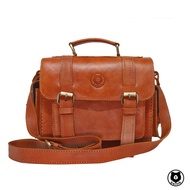 Bernie Leather Kaesang Havana Unisex Vintage Leather Bag
