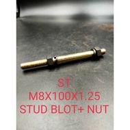 ST - M10X50X1.50X1.25 STUD BOLT + NUT