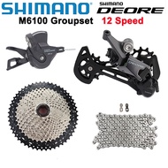 ✲Shimano Deore M6100 12 Speed Derailleurs Groupset Mountain Bike M6100 Shifter Rear Derailleur Sunsh