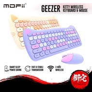 MOFII GEEZER Kitty 2.4GHz 104 Keys Wireless Keyboard & Mouse Combo Set