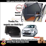 Perodua Viva Magnetic Sun Shade Car Magnet Sunshade (4pcs) Car Sun Shade Car Window Sun Shade Magnet