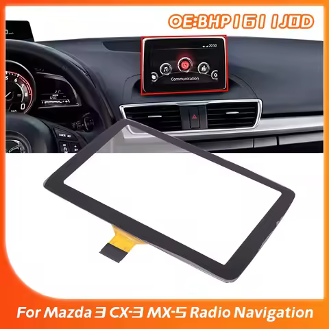7Inch 36 Pins Glass Touch Screen Digitizer for Mazda 3 CX-3 MX-5 Radio Navigation 2014 - 2019 BHP161